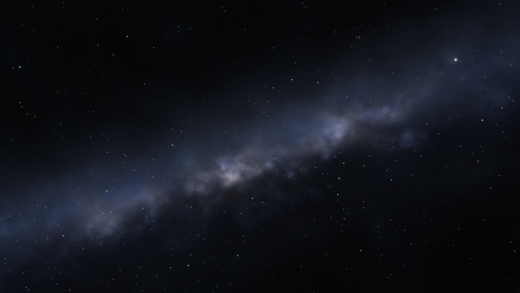 A preview of what a Galactic Plane sphere map would look like when rendered as a skydome or skybox background
