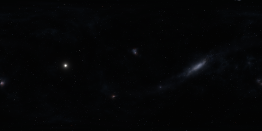A thumbnail of the HDR White Local Star and Nebulae space sphere map